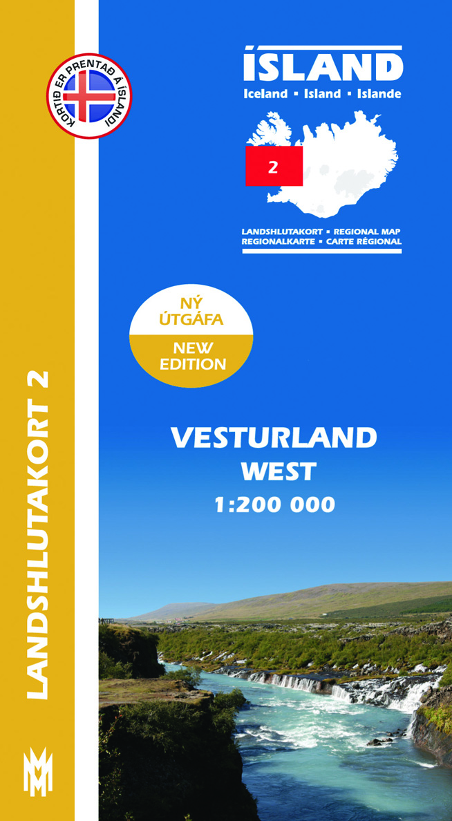 Landshlutakort 2 - Vesturland