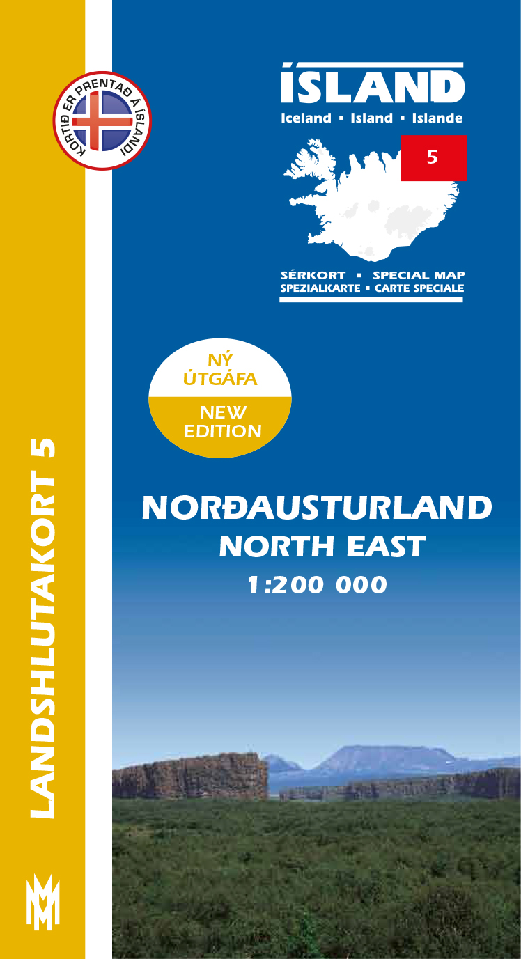 Landshlutakort 5 - Norðausturland