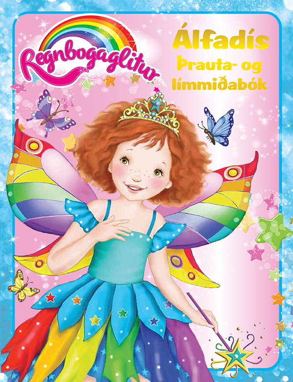 Álfadís þrauta og límmiðabók