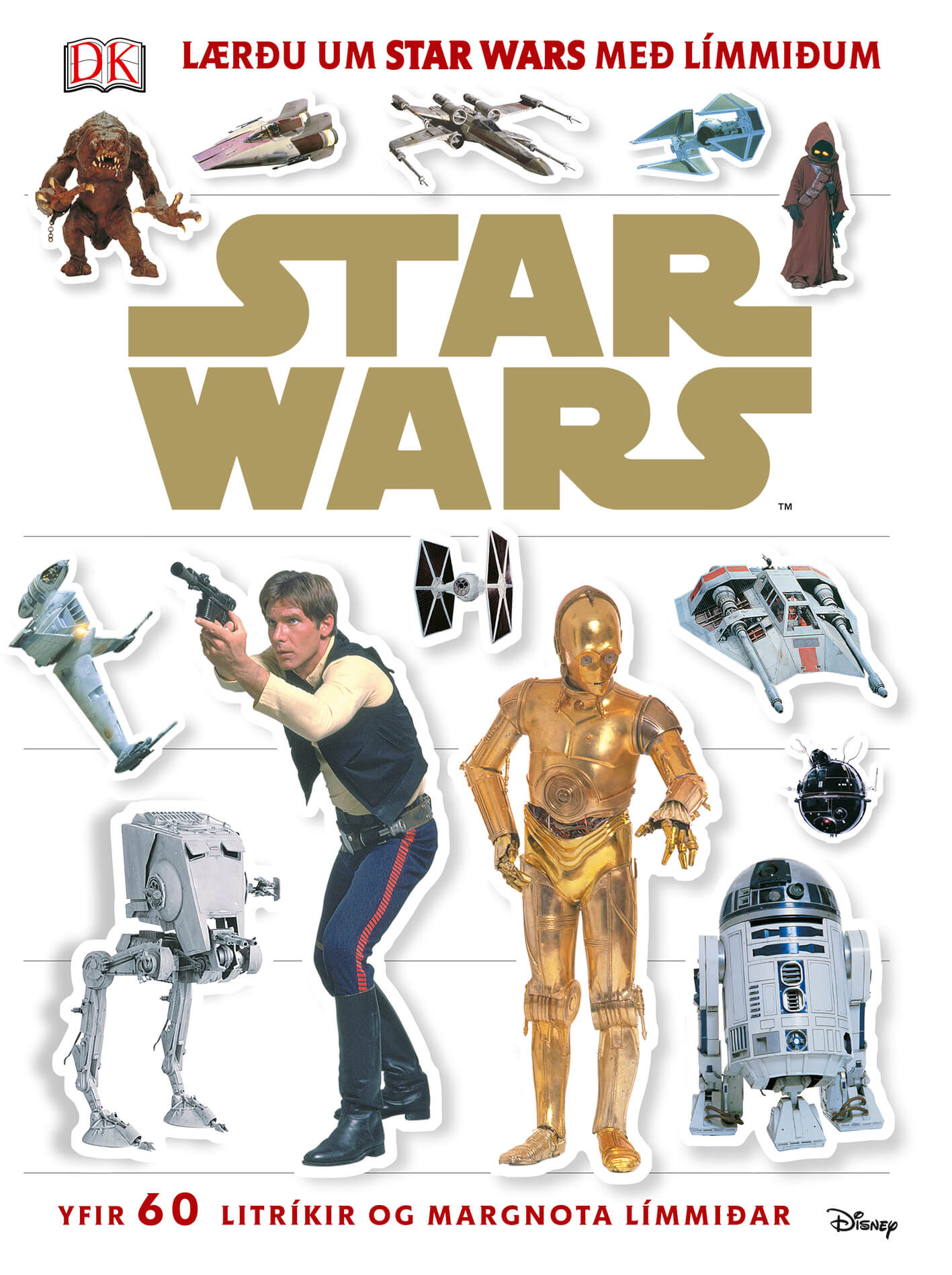 Star Wars - Lærðu um Star Wars með límmiðum