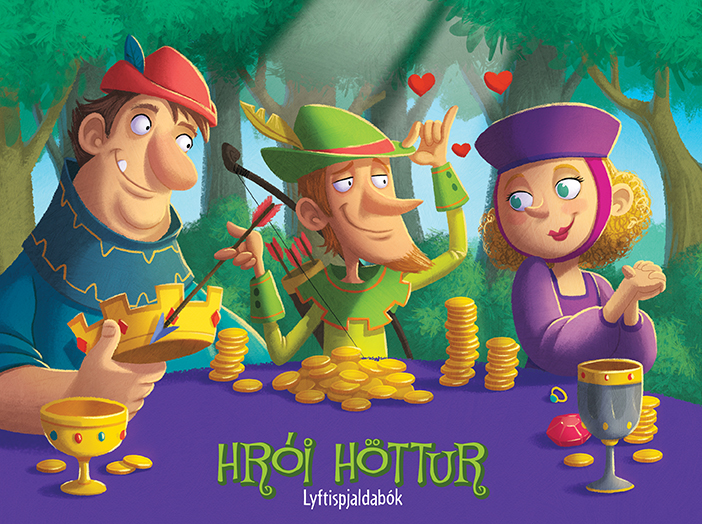 Hrói Höttur - lyftispjaldabók