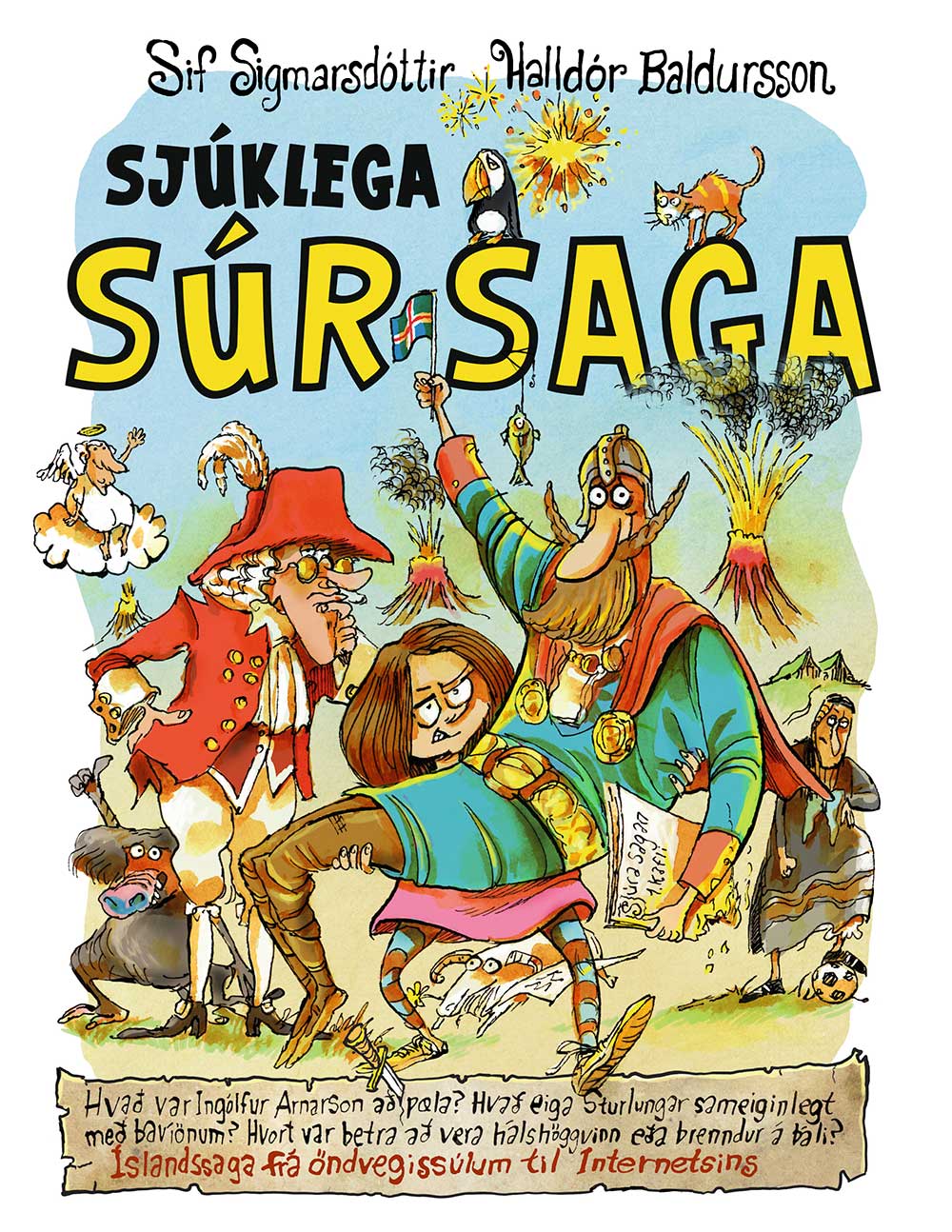 Sjúklega súr saga: Íslandssaga frá öndvegissúlum til Internetsins