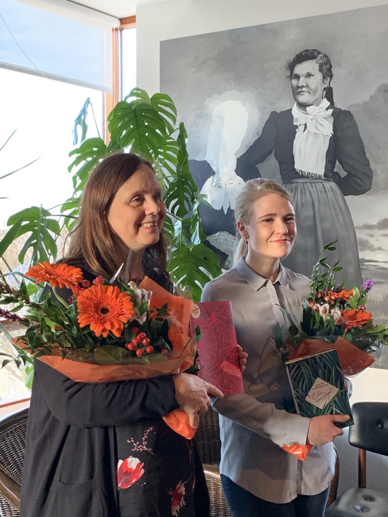 Hólmfríður Matthíasdóttir og Kristín Eiríksdóttir