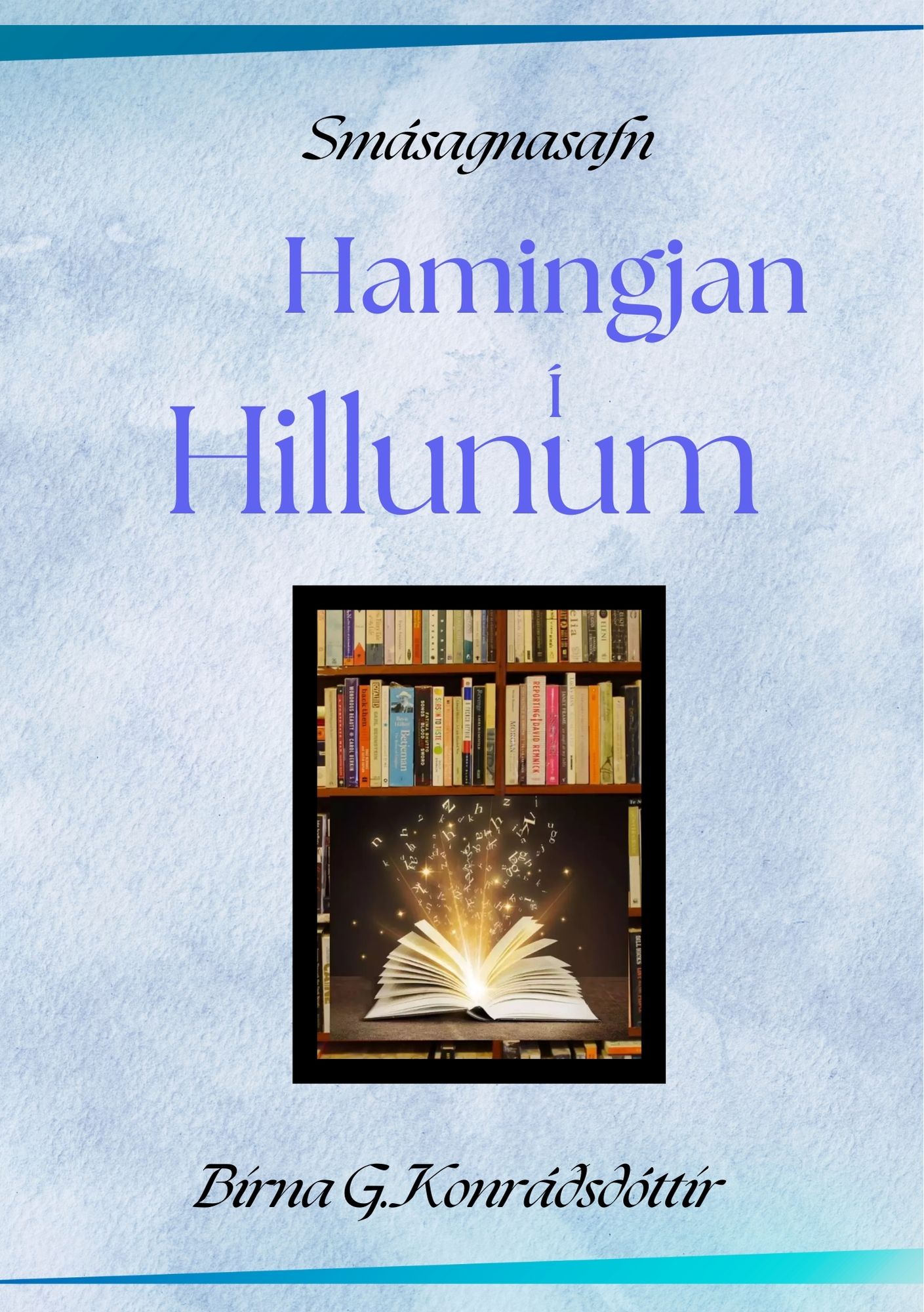 hamingjan í hillunum forsíða