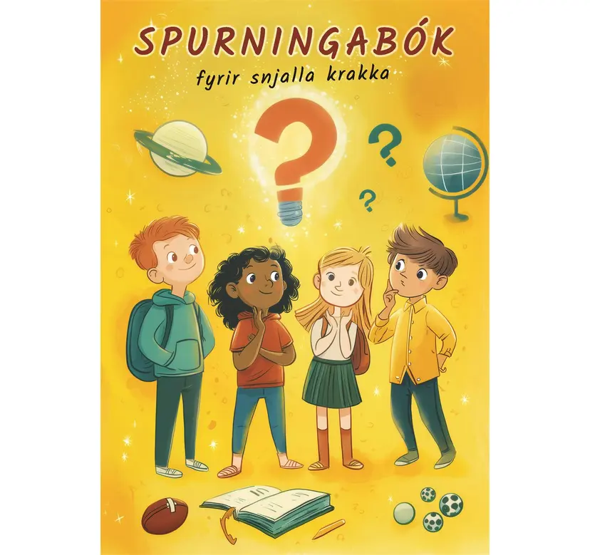 spurningabók fyrir snjalla krakka